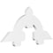 Ekena Millwork Ericson Architectural Grade PVC Gable Bracket, 48"W x 22"H x 2"D x 6"F, 11/12 Pitch GBP048X22X0206ERI00 - alternate 1